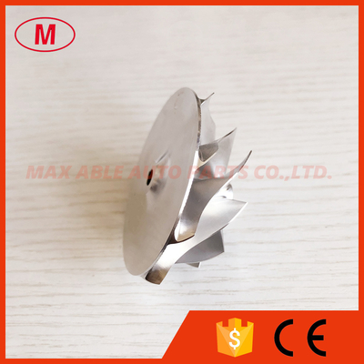 TD04HL 19T 46.02/58.00mm 9+0 blades 49189-X high performance turbo milling/aluminum 2618/billet compressor wheel