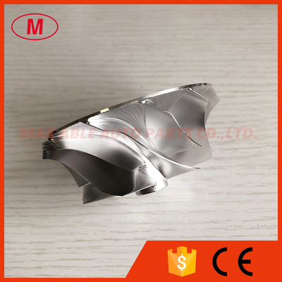 TD07S 60.50/79.00mm 6+6 blades point milling Turbo Billet/milling/aluminum 2618 compressor wheel