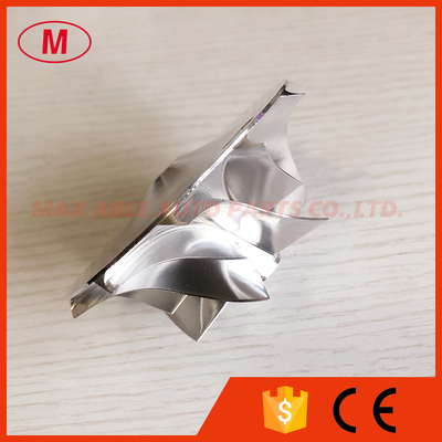 T04E 6+6 blades 54.30/82.00mm turbocharger milling/aluminum 2618/billet compressor wheel