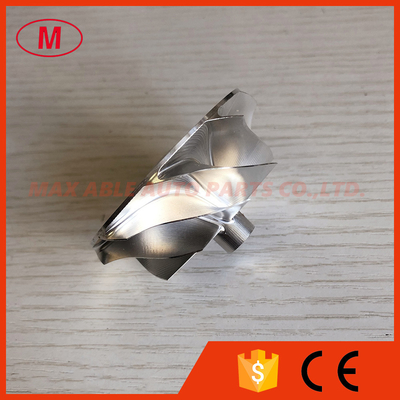 G25-550 48.35/60.00mm 9+0 Blades Point milling turbo aluminum 2618/Milling/billet compressor wheel for 871389-5004S