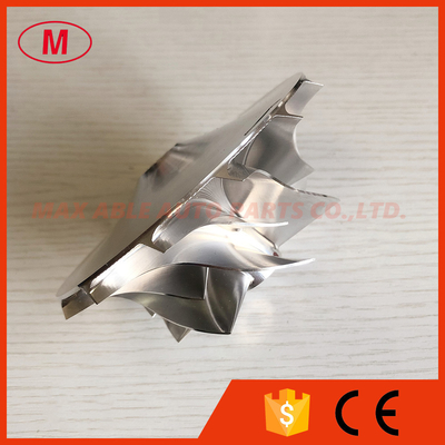 HX60 3531538 76.00/109.00mm 7+7 blades high performance turbo milling/Aluminum 2618/billet compressor wheel for 4045532