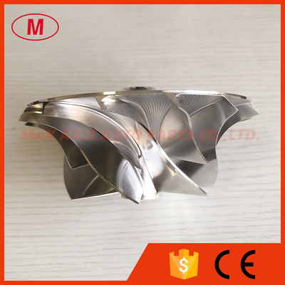 HX60 3531538 76.00/109.00mm 7+7 blades high performance turbo milling/Aluminum 2618/billet compressor wheel for 4045532
