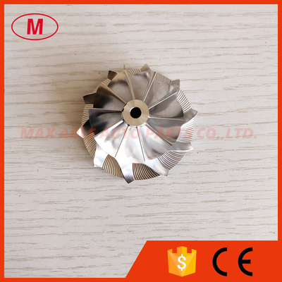 GT12 36.35/49.00mm 10+0 blades high performance Turbo milling/aluminum 2618/billet compressor wheel
