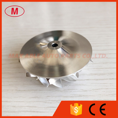 GT12 36.35/49.00mm 10+0 blades high performance Turbo milling/aluminum 2618/billet compressor wheel