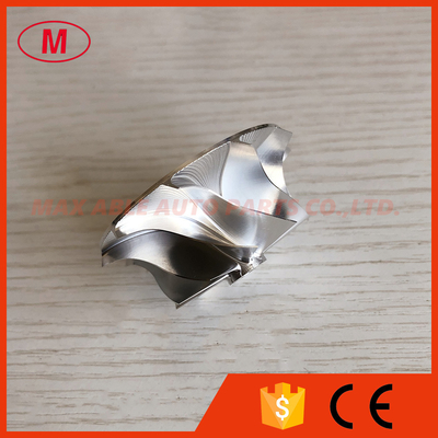 GT12 36.35/49.00mm 10+0 blades high performance Turbo milling/aluminum 2618/billet compressor wheel