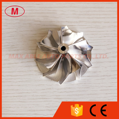 RHF5 reverse 52.56/68.001mm 5+5 blades high performance turbo aluminum 2618/milling/billet compressor wheel