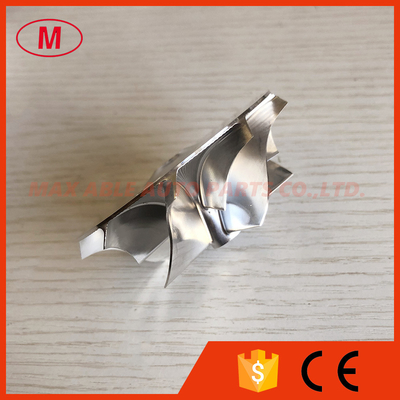 RHF5 reverse 52.56/68.001mm 5+5 blades high performance turbo aluminum 2618/milling/billet compressor wheel