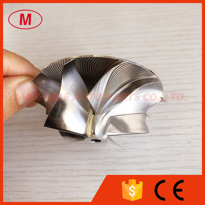 RHF5 reverse 52.56/68.001mm 5+5 blades high performance turbo aluminum 2618/milling/billet compressor wheel