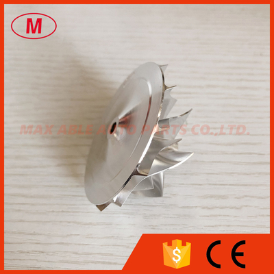 GT15-25 43.20/60.00mm 6+6 blades high performance turbo milling/aluminum 2618/BILLET compressor wheel
