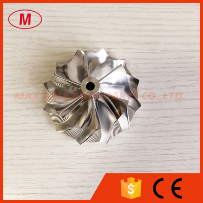 K16 20G reverse 52.56/68.00mm 6+6 blades Turbo milling/aluminum 2618/billet compressor wheel