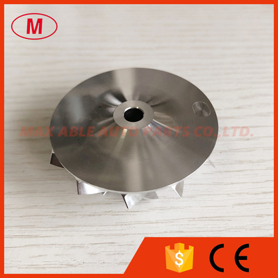 TB25 431350-0017 36.30/51.37mm 6+6 blades high performance turbo milling/aluminum 2618/Billet compressor wheel