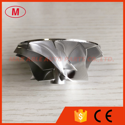 TB25 431350-0017 36.30/51.37mm 6+6 blades high performance turbo milling/aluminum 2618/Billet compressor wheel