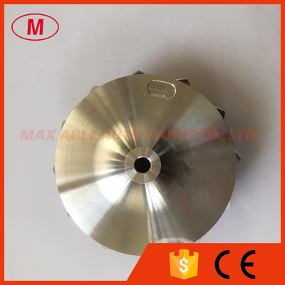 GT15-25 reverse 49.62/61.00mm 6+6 blades Turbo milling/aluminum 2618/billet compressor wheel