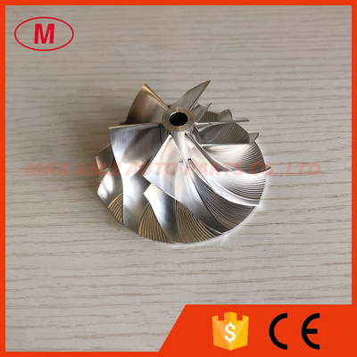 CT26 49.70/67.40mm 6+6 blades turbocharger milling/aluminum 2618/billet compressor wheel