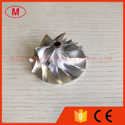 CT20 17291-54060 38.69/57.00mm 6+6 blades high performance turbocharger milling/aluminum 2618/billet compressor wheel