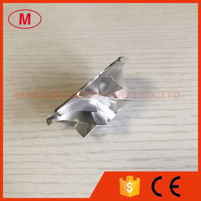 CT20 17291-54060 38.69/57.00mm 6+6 blades high performance turbocharger milling/aluminum 2618/billet compressor wheel
