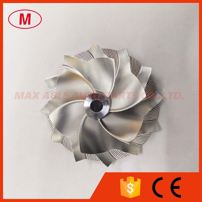 GT15-25 6+6 blades 41.52/56.02mm 701374-0001/6 performance point milling air curve turbocharger billet compressor wheel