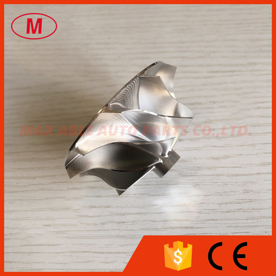 TB25 46.50/60.13mm 10+0 blades turbo milling/aluminum 2618/billet compressor wheel