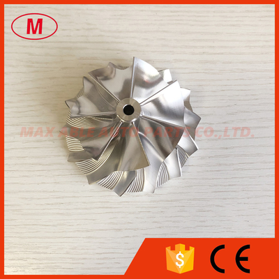 B03G reverse 7+7 blades 62.00/82.00mm High performance Turbo milling/aluminum 2618/Billet compressor wheel