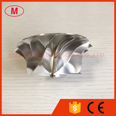 B03G reverse 7+7 blades 62.00/82.00mm High performance Turbo milling/aluminum 2618/Billet compressor wheel