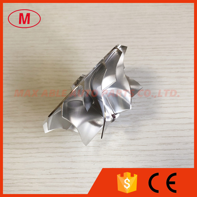 B03G reverse 7+7 blades 62.00/82.00mm High performance Turbo milling/aluminum 2618/Billet compressor wheel