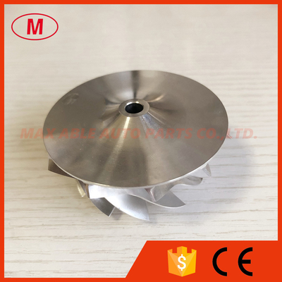 RHF5HB 49.62/61.98mm 11+0 blades Turbocharger milling/aluminum 2618/billet compressor wheel for VF30/VF34 upgrade