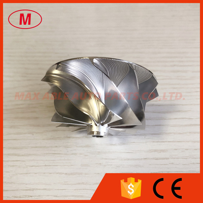 RHF5HB 49.62/61.98mm 11+0 blades Turbocharger milling/aluminum 2618/billet compressor wheel for VF30/VF34 upgrade