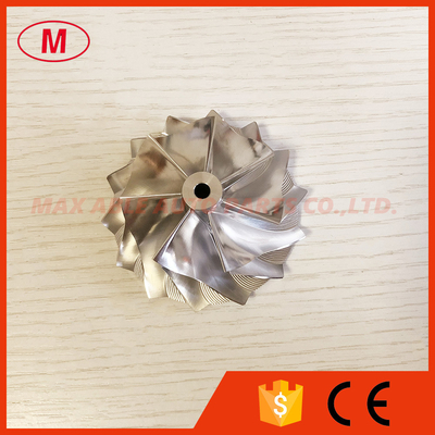 RHF5 52.56/68.00mm 7+7 blades high performance turbochargeraluminum 2618/milling/billet compressor wheel