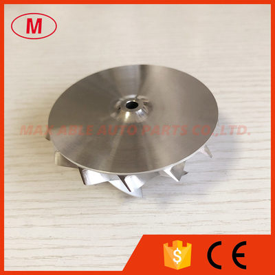 RHF5 52.56/68.00mm 7+7 blades high performance turbochargeraluminum 2618/milling/billet compressor wheel