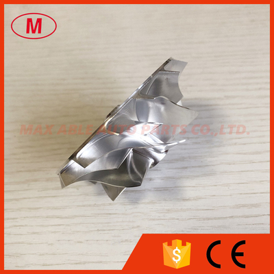 RHF5 52.56/68.00mm 7+7 blades high performance turbochargeraluminum 2618/milling/billet compressor wheel