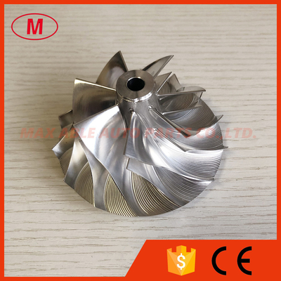 S200 171861 57.29/80.57mm 7+7blades milling/aluminum 2618/billet compressor wheel for 171857/171858/171859/171860/171935