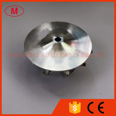 RHF5 45.00/58.00mm 6+6 blades reverse high performance turbo turbocharger aluminum 2618/milling/billet compressor wheel