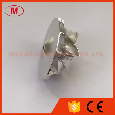 RHF5 45.00/58.00mm 6+6 blades reverse high performance turbo turbocharger aluminum 2618/milling/billet compressor wheel