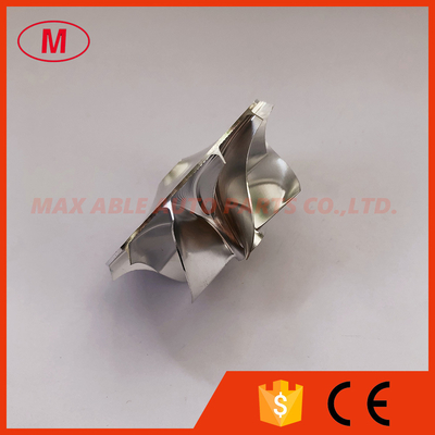 RHF5 45.00/58.00mm 6+6 blades reverse high performance turbo turbocharger aluminum 2618/milling/billet compressor wheel