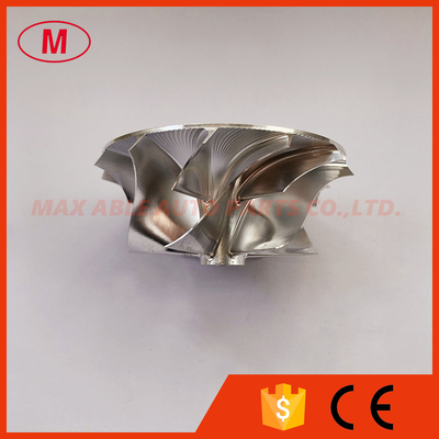 RHF5 45.00/58.00mm 6+6 blades reverse high performance turbo turbocharger aluminum 2618/milling/billet compressor wheel