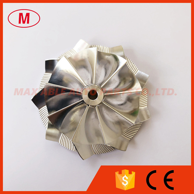 TD04 51.00/66.5mm 9+0 blades high performance turbo Turbocharger milling/aluminum 2618/billet compressor wheel