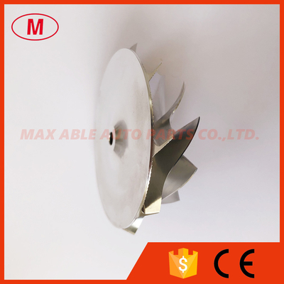 TD04 51.00/66.5mm 9+0 blades high performance turbo Turbocharger milling/aluminum 2618/billet compressor wheel