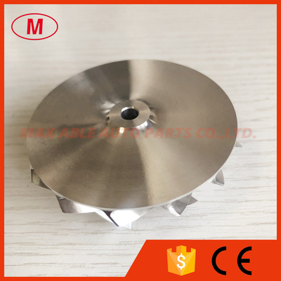 GT15-25 51.03/61.98mm 7+7 blades Turbo aluminum 2618/milling/ billet compressor wheel for turbo