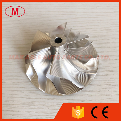 GT35 58.00/76.20mm 6+6 blades point milling turbocharger milling/aluminum 2618/billet compressor wheel