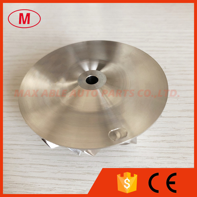 GT35 58.00/76.20mm 6+6 blades point milling turbocharger milling/aluminum 2618/billet compressor wheel