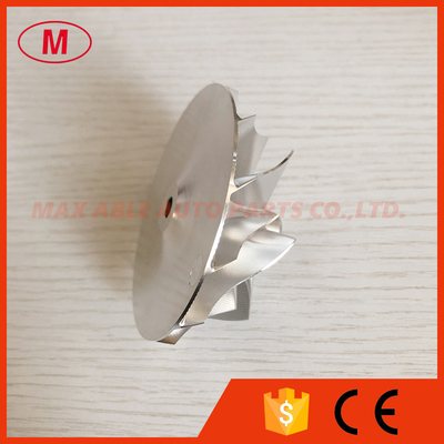 GT35 58.00/76.20mm 6+6 blades point milling turbocharger milling/aluminum 2618/billet compressor wheel