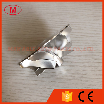 GT35 58.00/76.20mm 6+6 blades point milling turbocharger milling/aluminum 2618/billet compressor wheel