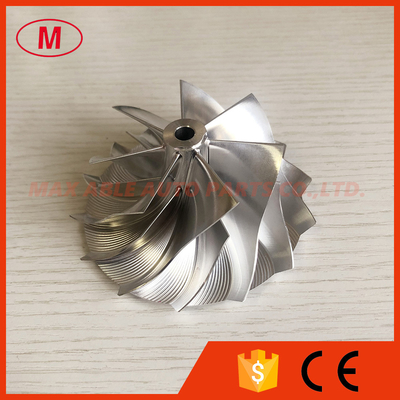 GTX3582 reverse 9833-2 62.45/82.36mm 7+7 blades high performance racing  Billet/milling/aluminum 2618 compressor wheel