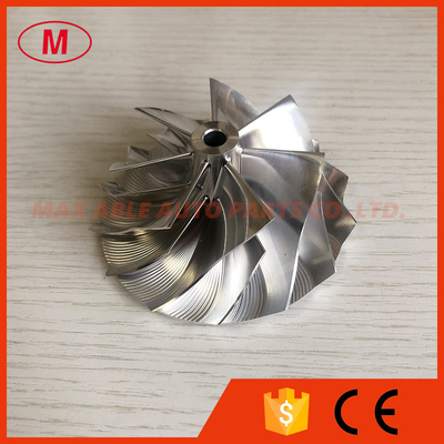 GTX3076 reverse 58.00/76.13mm 7+7 blades high performance turbo milling/aluminum 2618/billet compressor wheel