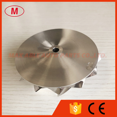 GTX3076 reverse 58.00/76.13mm 7+7 blades high performance turbo milling/aluminum 2618/billet compressor wheel