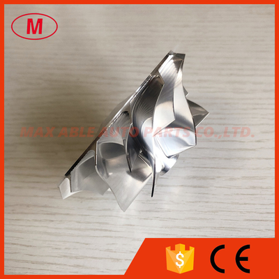 GTX3076 reverse 58.00/76.13mm 7+7 blades high performance turbo milling/aluminum 2618/billet compressor wheel