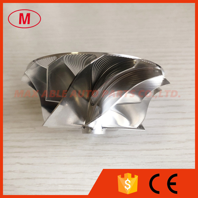 GTX3076 reverse 58.00/76.13mm 7+7 blades high performance turbo milling/aluminum 2618/billet compressor wheel