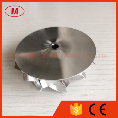 K04 48.00/60.00mm 7+7 blades high performance turbocharger milling/aluminum 2618/billet compressor wheel
