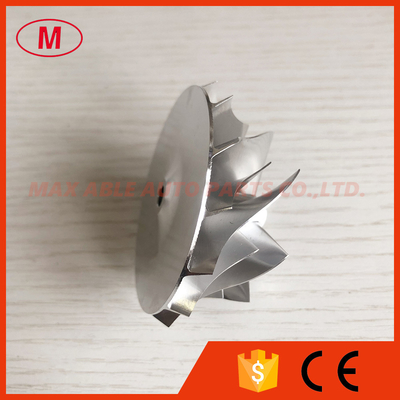 K04 48.00/60.00mm 7+7 blades high performance turbocharger milling/aluminum 2618/billet compressor wheel