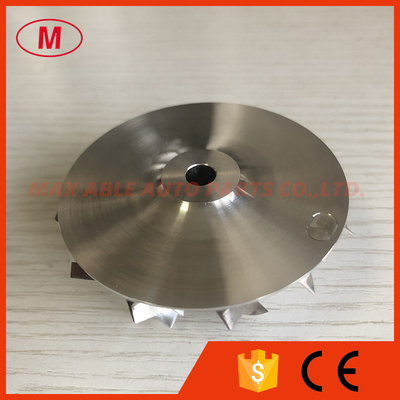 K26 47.42/65.95mm 5326-123-2202 6+6 blades turbo milling/aluminum 2618/billet compressor wheel for 5324-970-7200